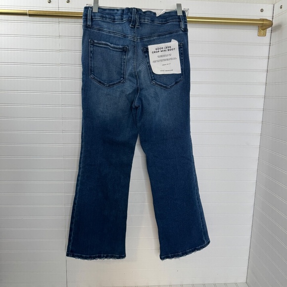 NEW Good American Good Legs Crop Mini Boot Size 8 - Picture 8 of 11